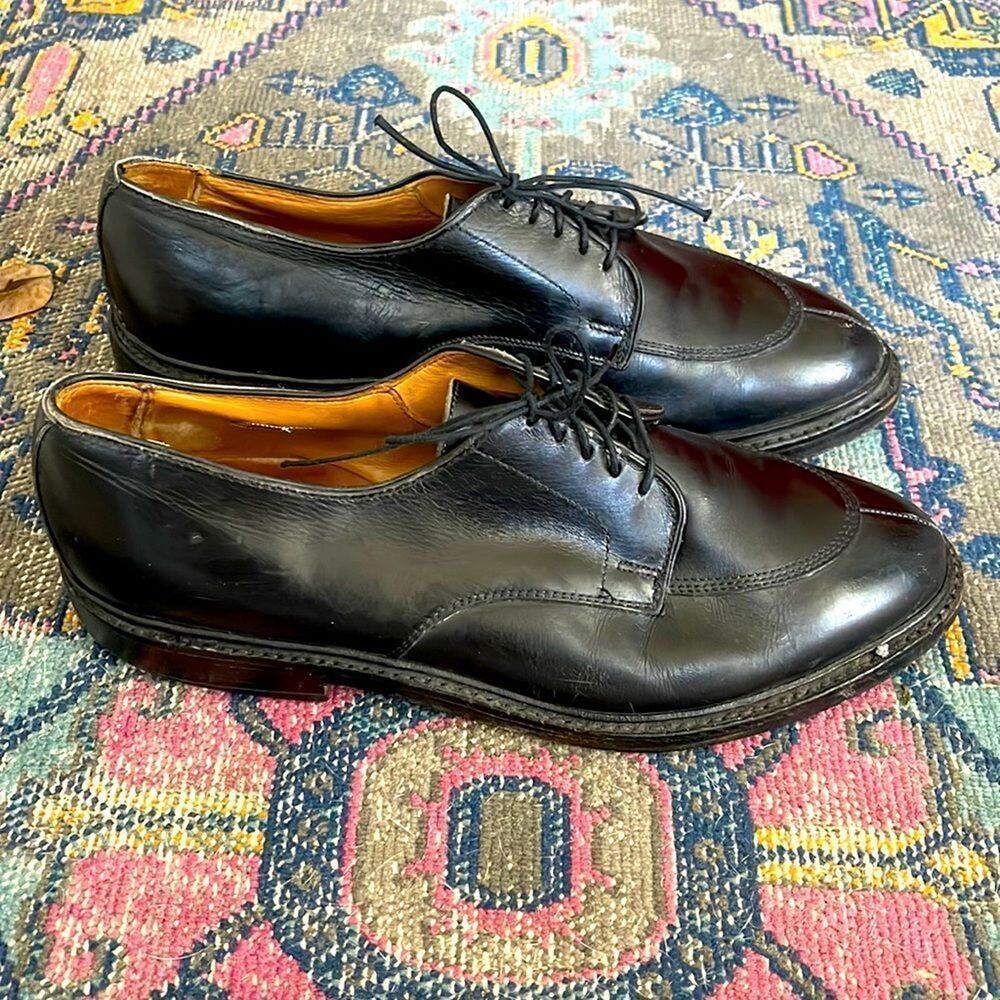 Allen Edmonds Clark Street leather lace up dress shoes sz 9.5